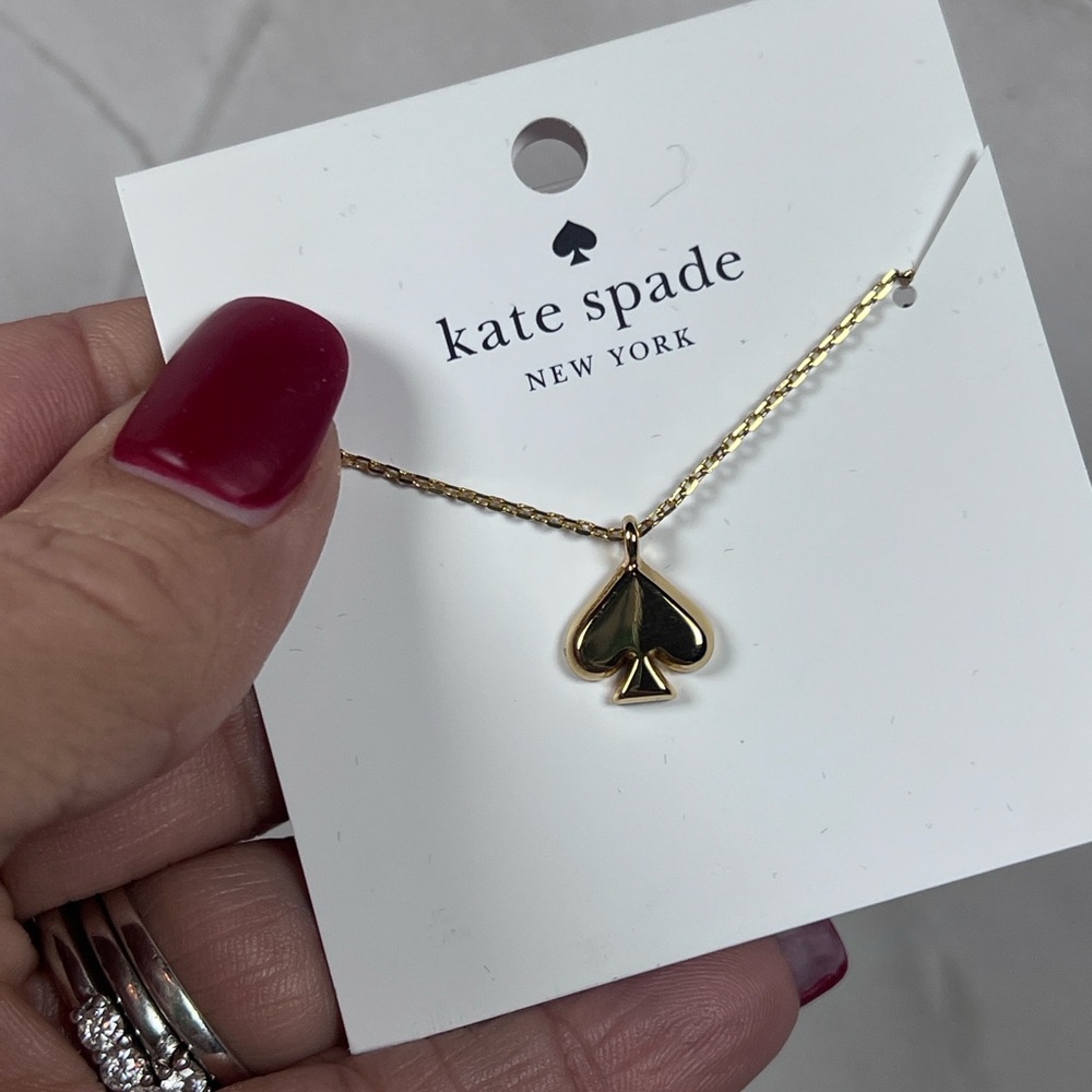 Kate Spade Gold Spade Pendant Necklace